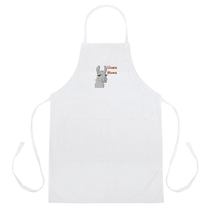 The Cool Llama - Embroidered Apron Llama Mama