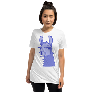 The Cool Llama - Unisex T-Shirt Blue