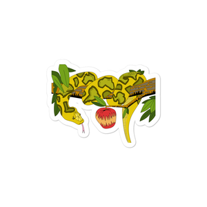 The Serpent - Sticker Green