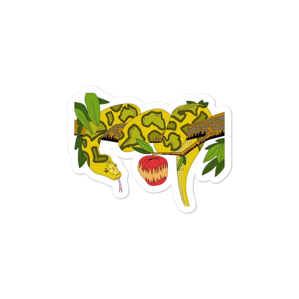 The Serpent - Sticker Green