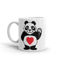 Load image into Gallery viewer, Howdy Panda - Love Heart Mug