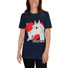 Load image into Gallery viewer, The Cheeky Horse - I Love Horses Adult Shirt