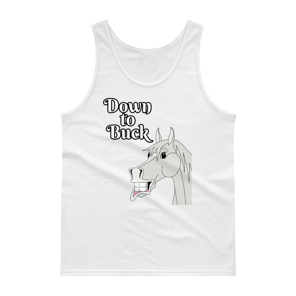 The Cheeky Horse - Down To Buck Singlet Tank Top