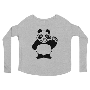 Howdy Panda - Women's Long Sleeve Shirt