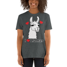 Load image into Gallery viewer, The Cool Llama - I Love Llamas Unisex T-Shirt