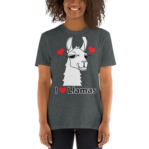 The Cool Llama - I Love Llamas Unisex T-Shirt