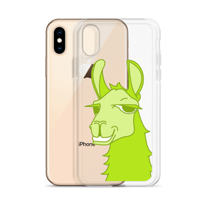 The Cool Llama - iPhone Case Green