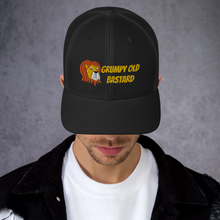 Load image into Gallery viewer, Grumpy Lion - Grumpy Old Bastard Trucker Cap Hat