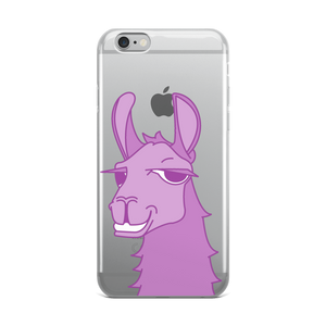 The Cool Llama - iPhone Case Purple