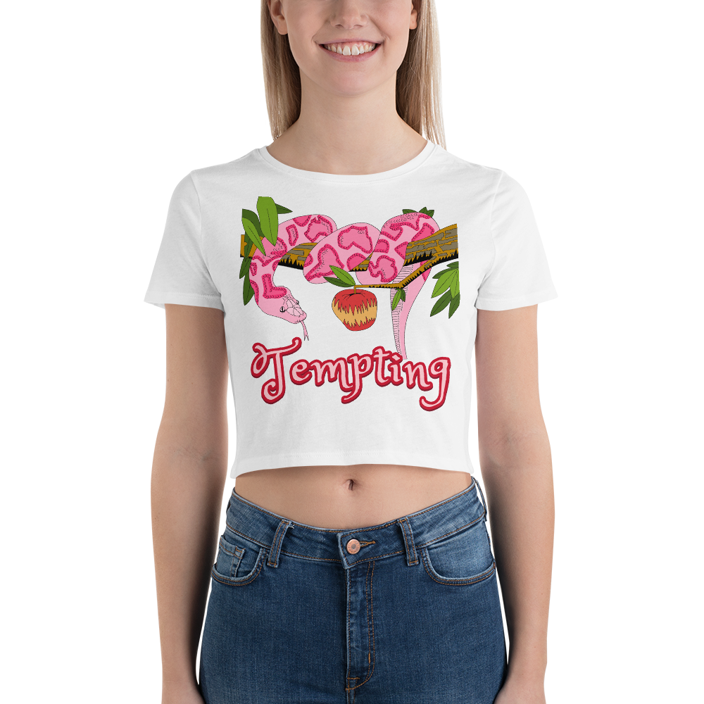 The Serpent - Tempting Women’s Crop Tee