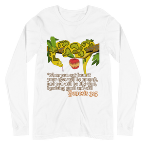 The Serpent - Genesis 3:5 Long Sleeve Shirt