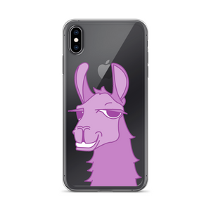 The Cool Llama - iPhone Case Purple