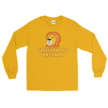 Load image into Gallery viewer, Grumpy Lion - Grumpy Old Bastard Long Sleeve T-Shirt