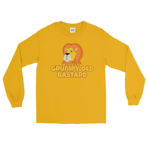 Grumpy Lion - Grumpy Old Bastard Long Sleeve T-Shirt