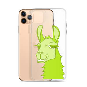 The Cool Llama - iPhone Case Green