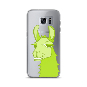 The Cool Llama - Samsung Phone Case Green