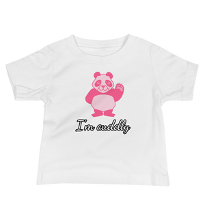 Howdy Panda - I'm Cuddly Baby T-Shirt Pink