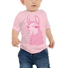 Load image into Gallery viewer, The Cool Llama - Baby T-Shirt Pink