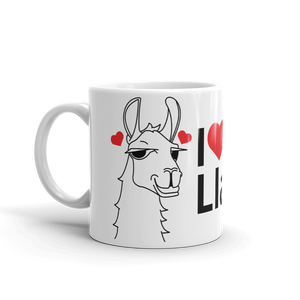 The Cool Llama - I Love Llamas Mug