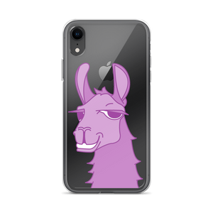 The Cool Llama - iPhone Case Purple