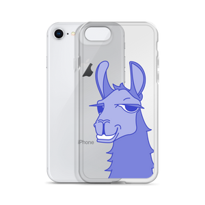 The Cool Llama - iPhone Case Blue