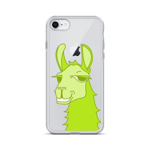 The Cool Llama - iPhone Case Green