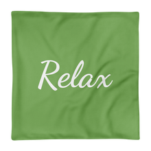 Load image into Gallery viewer, Relax - Pillow Case Green