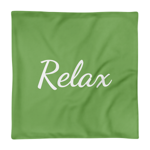 Relax - Pillow Case Green