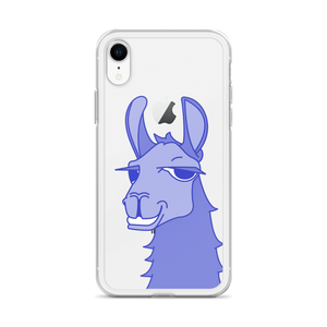 The Cool Llama - iPhone Case Blue