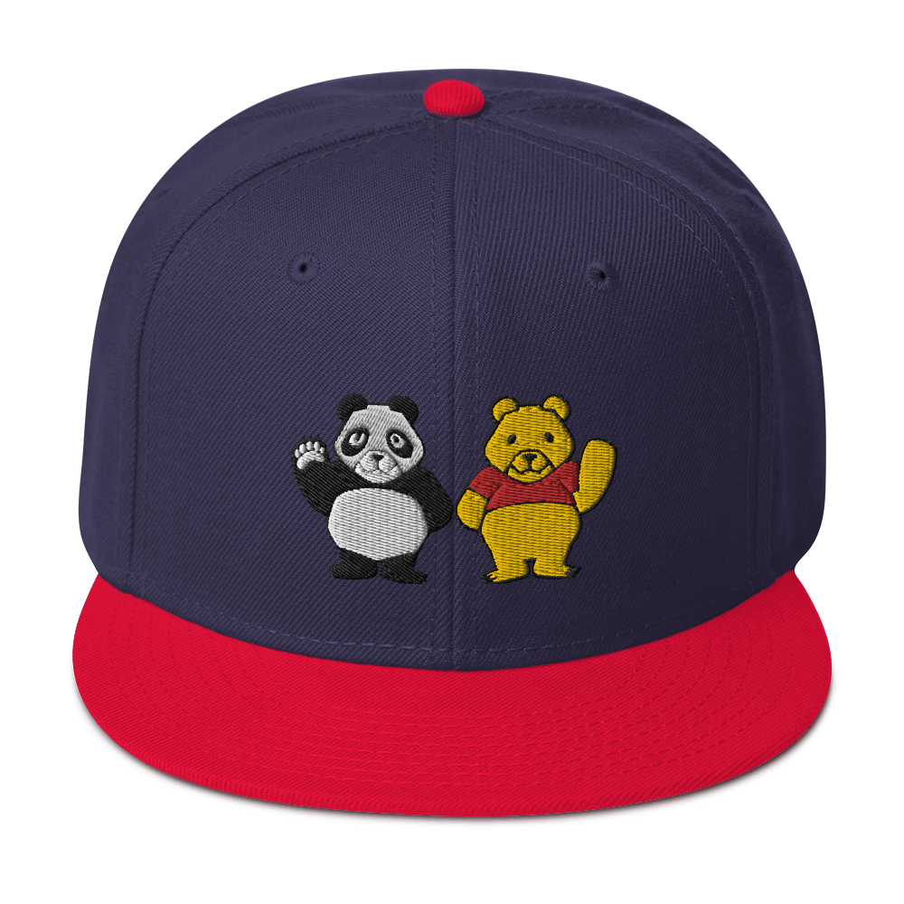  Lids Explore Youth Panda Endangered Species Adjustable Snapback  Hat blk/hungrn : Sports & Outdoors