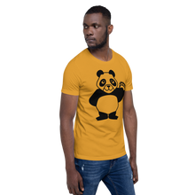 Load image into Gallery viewer, Howdy Panda - Light Coloured Unisex T-Shirt