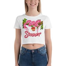 Load image into Gallery viewer, The Serpent - Sinner Women’s Crop Tee