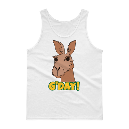 Australia - G'Day! Kangaroo Singlet Tank Top