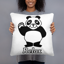 Load image into Gallery viewer, Howdy Panda - Relax Basic Pillow