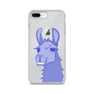 The Cool Llama - iPhone Case Blue