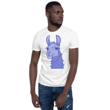 Load image into Gallery viewer, The Cool Llama - Unisex T-Shirt Blue