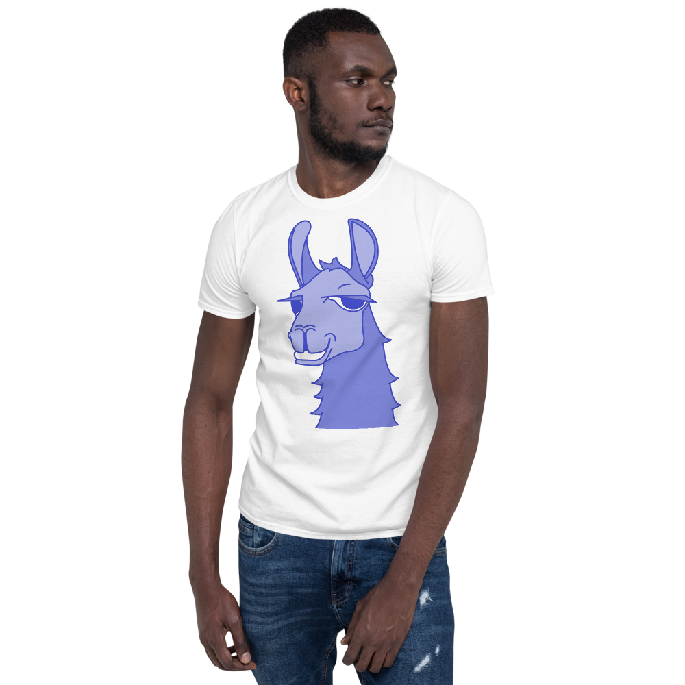 The Cool Llama - Unisex T-Shirt Blue