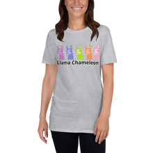 Load image into Gallery viewer, The Cool Llama - Rainbow Llama Chameleon Unisex T-Shirt