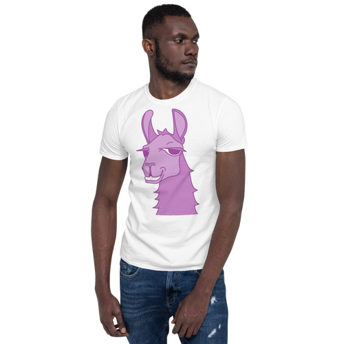 The Cool Llama - Unisex T-Shirt Purple