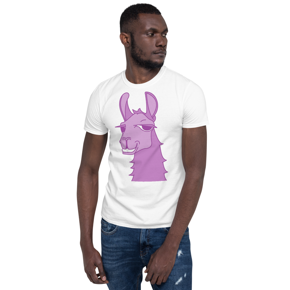 The Cool Llama - Unisex T-Shirt Purple