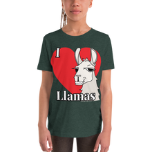 Load image into Gallery viewer, The Cool Llama - I Love Llamas Kids T-Shirt