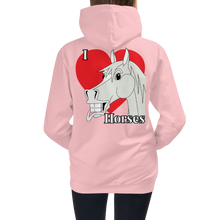 Load image into Gallery viewer, The Cheeky Horse - I Love Horses Kids Hoodie