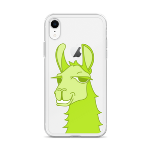 The Cool Llama - iPhone Case Green