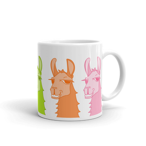 The Cool Llama - Rainbow Mug