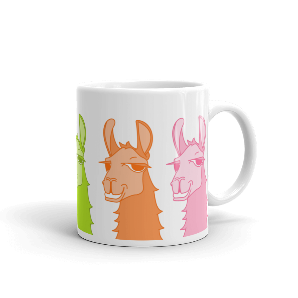 The Cool Llama - Rainbow Mug