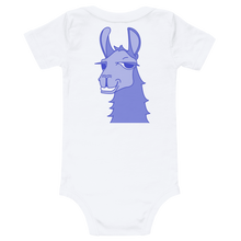 Load image into Gallery viewer, The Cool Llama - Baby Bodysuit Blue