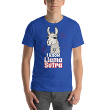 Load image into Gallery viewer, The Cool Llama - I Know Llama Sutra Light Coloured Unisex T-Shirt