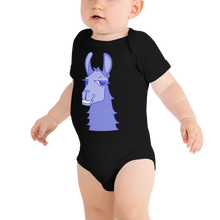 Load image into Gallery viewer, The Cool Llama - Baby Bodysuit Blue