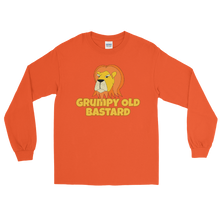 Load image into Gallery viewer, Grumpy Lion - Grumpy Old Bastard Long Sleeve T-Shirt