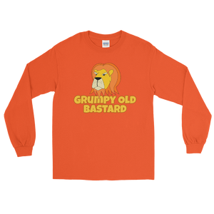 Grumpy Lion - Grumpy Old Bastard Long Sleeve T-Shirt